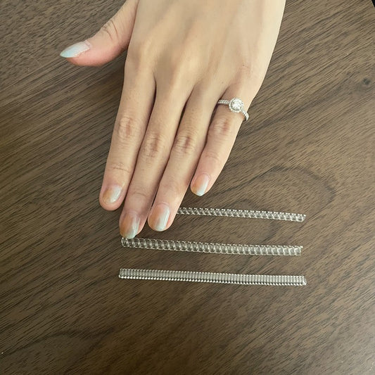 Fine Circle Size Transparent Spring Rope Invisible Plastic Rings
