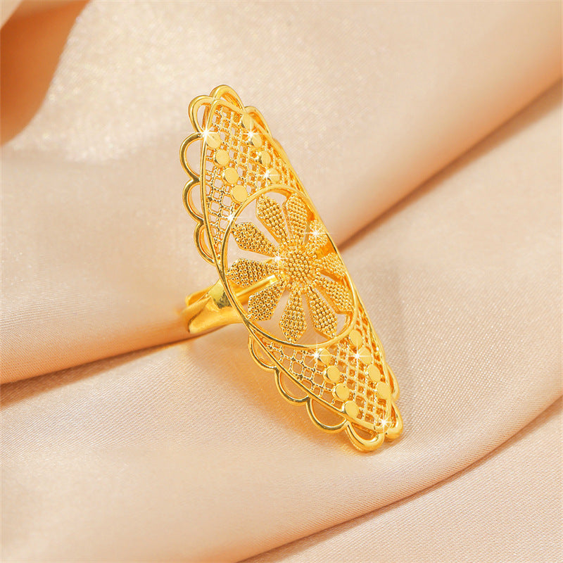 Women's Alluvial Gold Female No Color Fading Rings