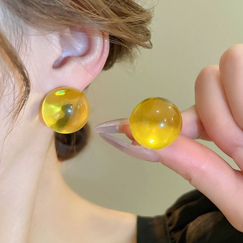 Note Sier Needle Acrylic Stars Summer Earrings