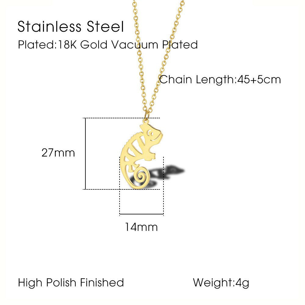 Women's Cartoon Animal Series Personalized Stainless Steel Necklace