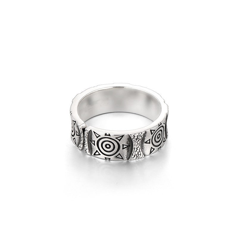 Men's Horus Eye Marcasite Trendy Fashion Retro Rings