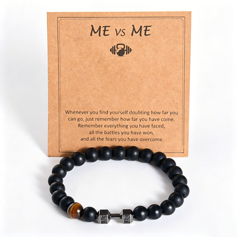 Women's Natural Powder Stone Woven Adjustable Carrying Strap Fresh Artistic Style Bracelets
