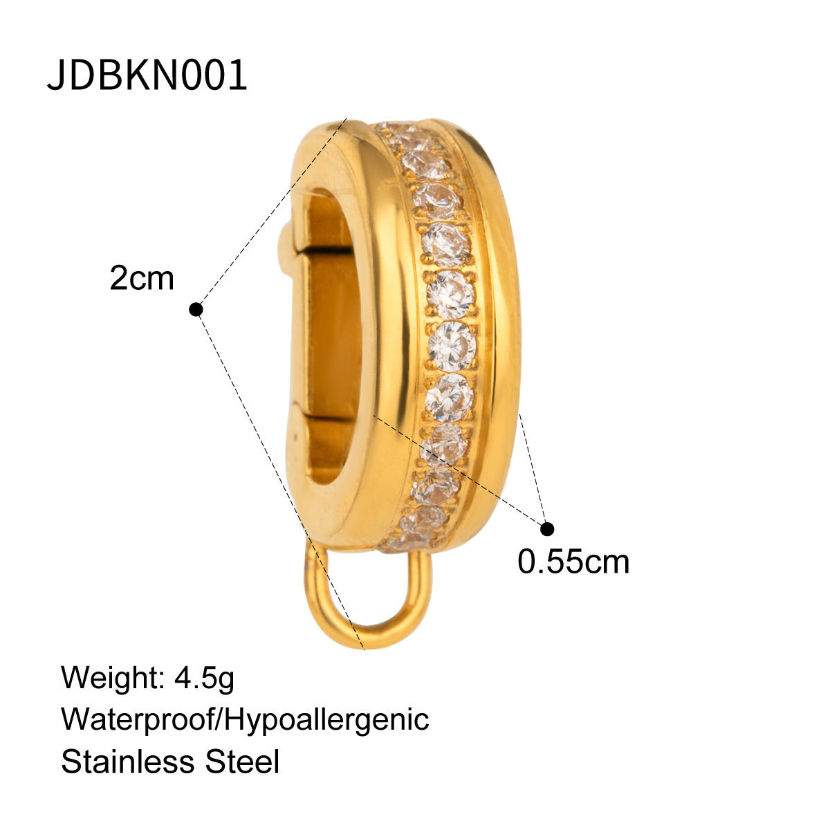 Series Fox Mouse Furnace Vacuum Electroplating Gold Pendants