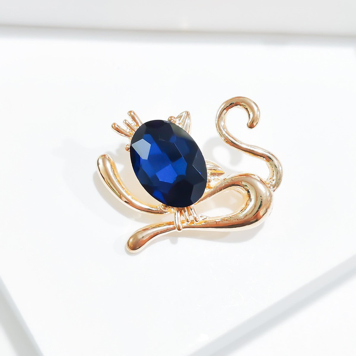Cartoon Oil Dripping Kitten Brooch Female Niche Pin Animal Brooches