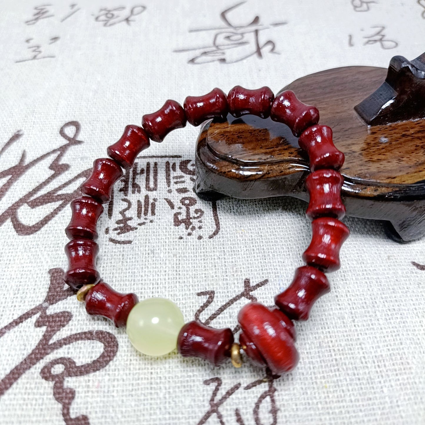 Women's & Men's King Walnut National Bodhi Cultural Artifact Prayer Beads Stall Live Bracelets