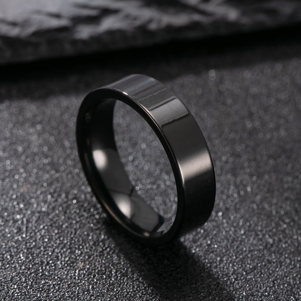 Simple Inner Ball Outer Flat Surface Couple Ring