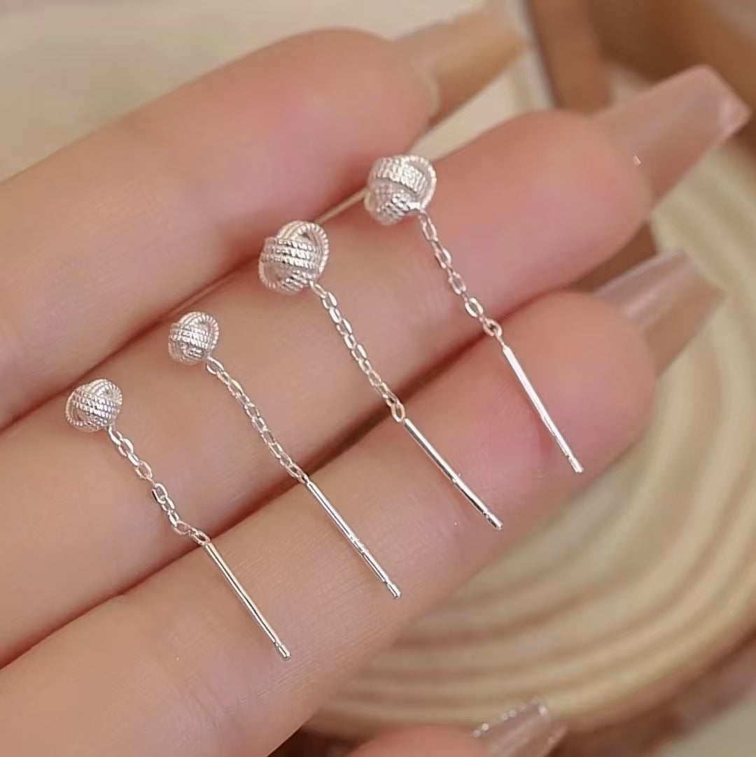 Women's Knot Tassel String Light Luxury Minority Design Ear Line