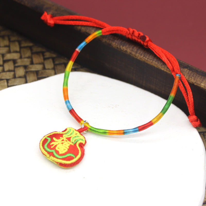 High School Entrance Examination College Small Gift Hand-woven Gold Bracelets