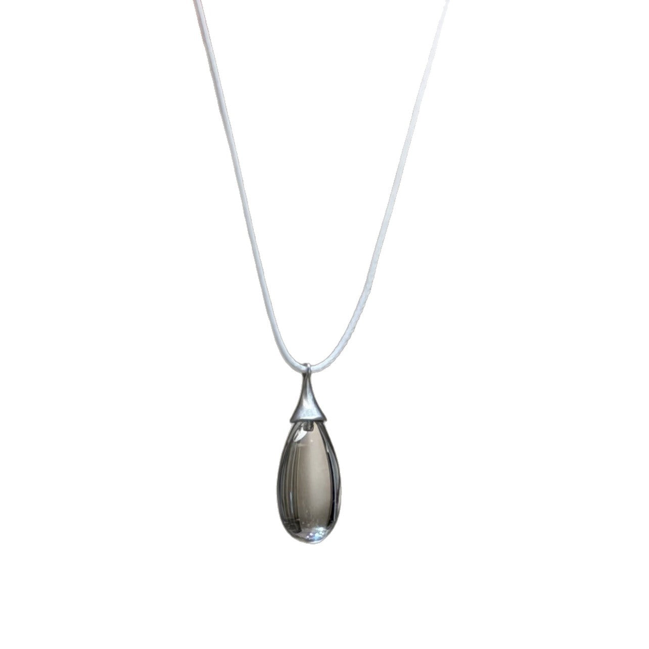 Drop Natural White Crystal Female Summer Necklaces