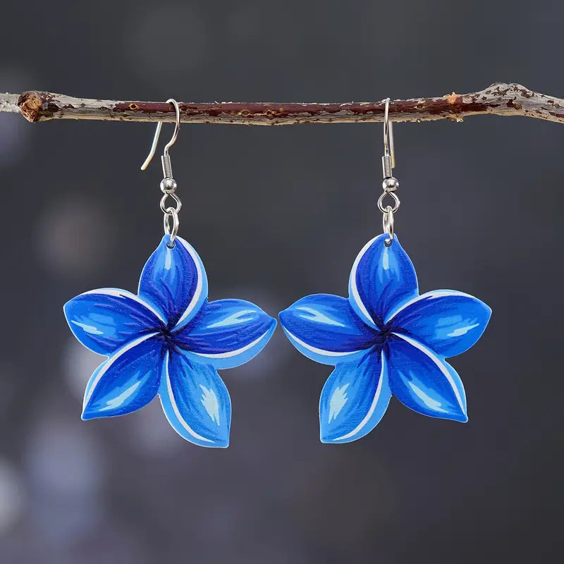 Women's Acrylic Flower Female Summer Niche Sense Creative Rings