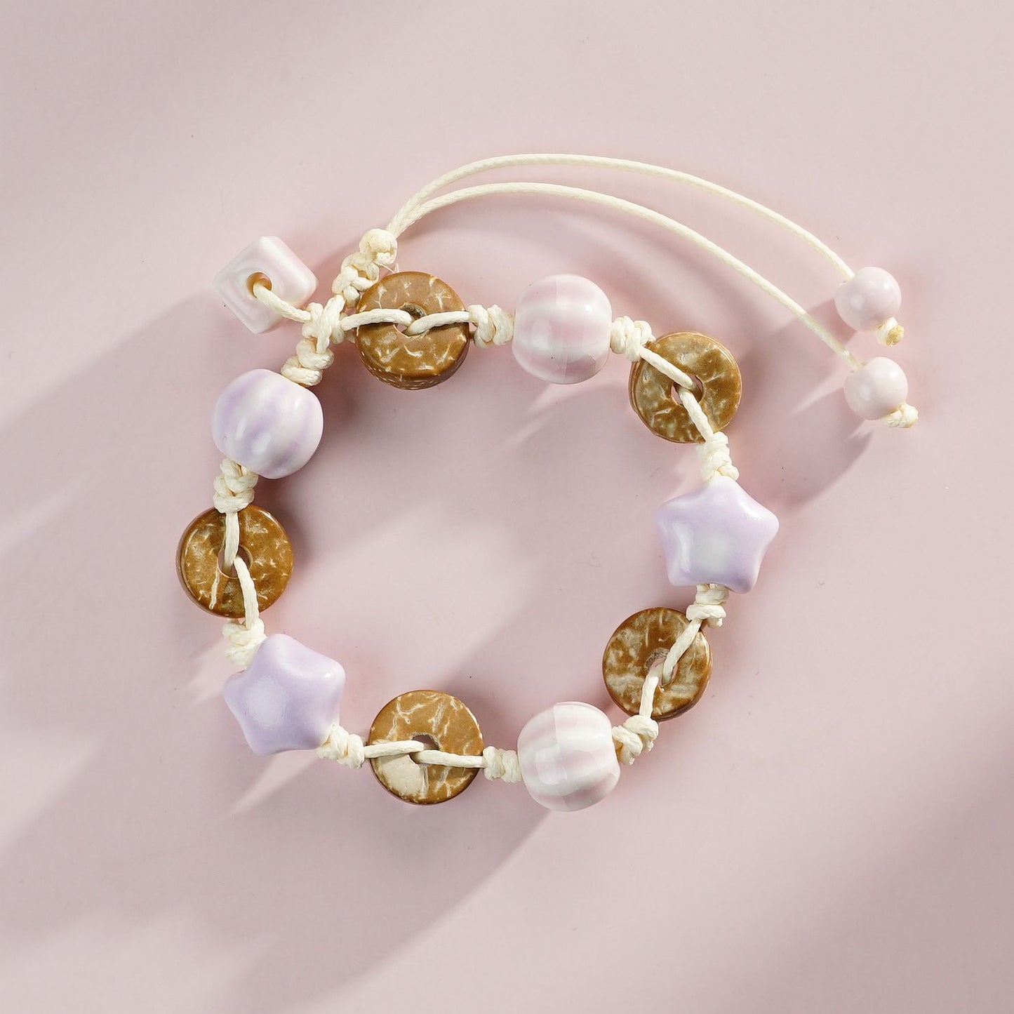 Ceramic Small Bone High-grade Lucky Safe Carrying Strap Bracelet