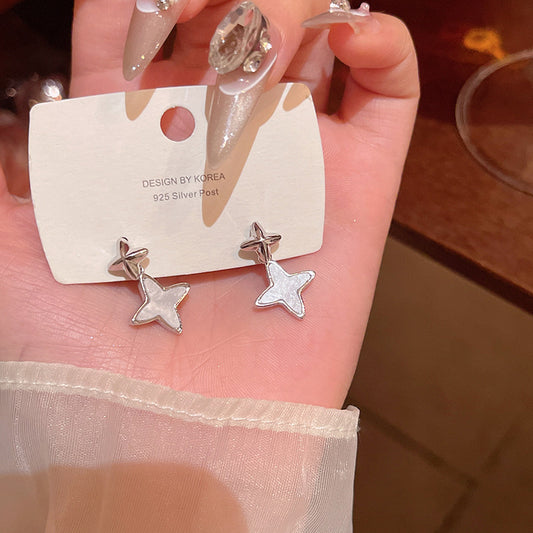 Elegant Stars Female Niche High Sense Stud Earrings