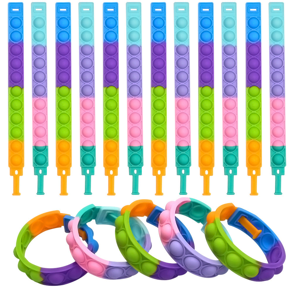 Killer Pioneer Bubble Decompression Silicone Toy Bracelet
