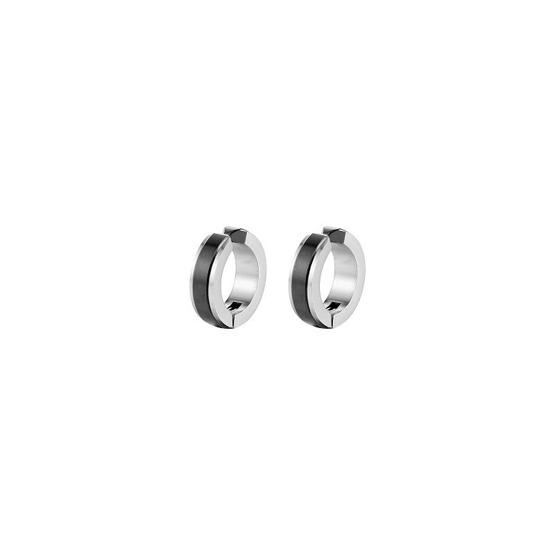 Steel Clips Clip Pseudo See Electricity With Earrings