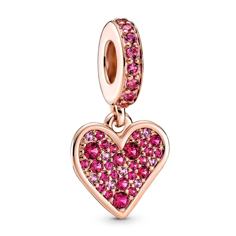 Beads Bead Dog's Paw Shining Heart Jewelry Accessories