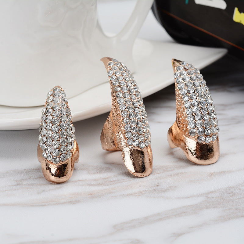 Women's Ornament Exaggerated Long Nail Personality Fashion Rings