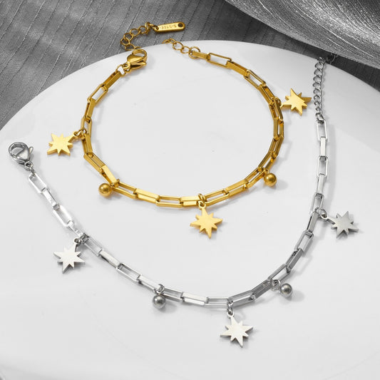 Women's Design Eight Awn Star Style Light Bracelets