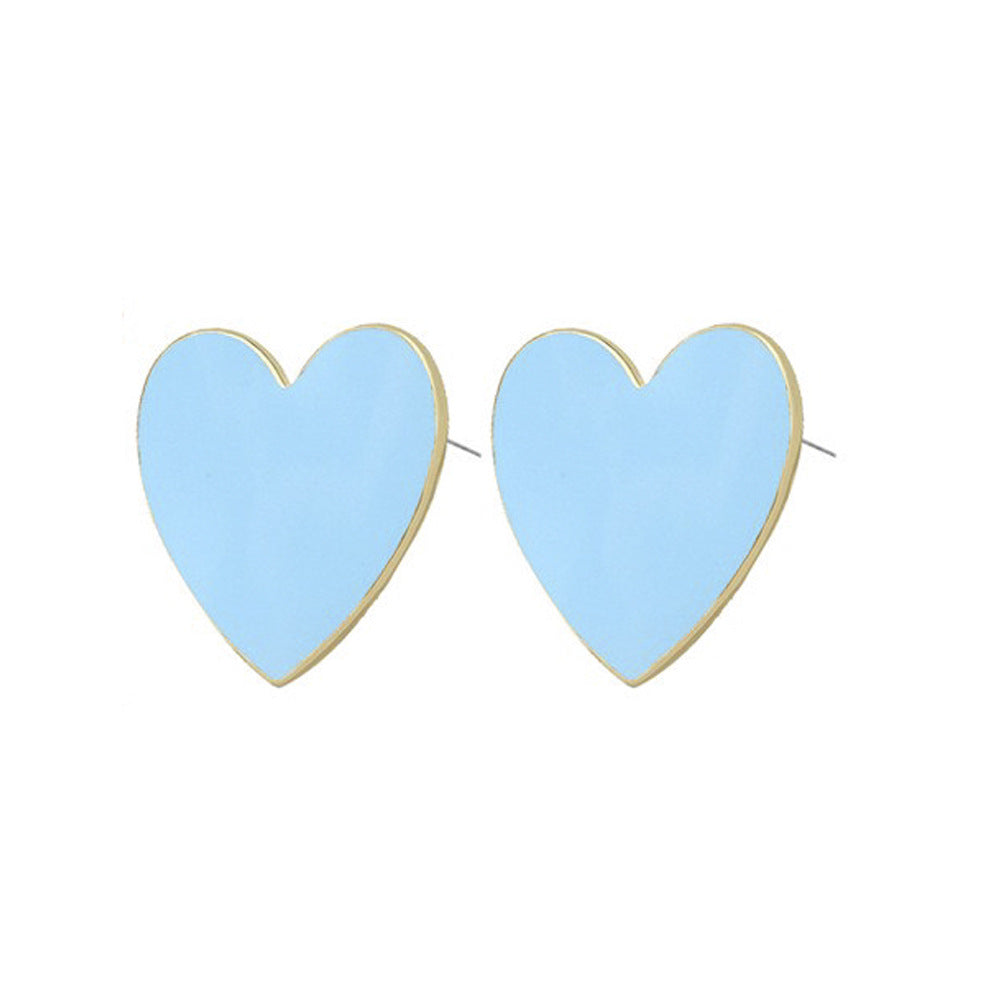 Women's Ear Alloy Dripping Oil Color Fashion Earrings