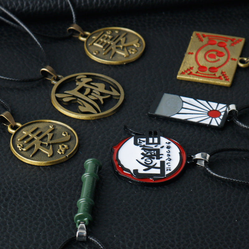 Anime Peripheral No Stove Door Bamboo Necklaces