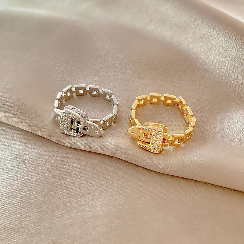 Luxury High-grade Cold Style Unique Trendy Simple Niche Rings