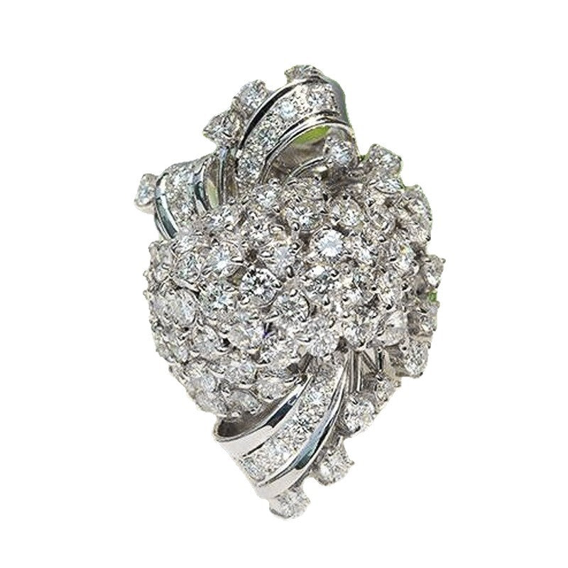Luxury Style Shiny Marriage Proposal Advanced Rings