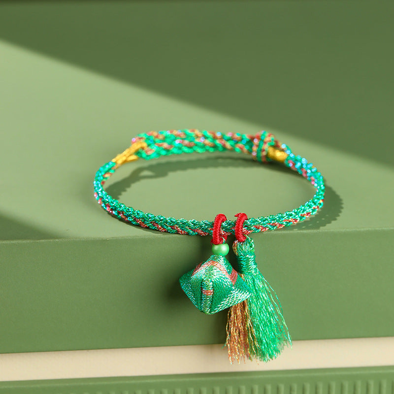 Festival Colorful Rope Ethnic Style Hand-woven Adult Small Sachet Carrying Bracelet