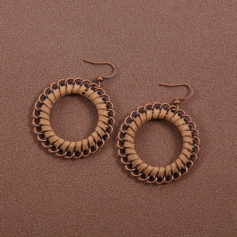 Ethnic Style Butterfly Retro Long Tassel Earrings