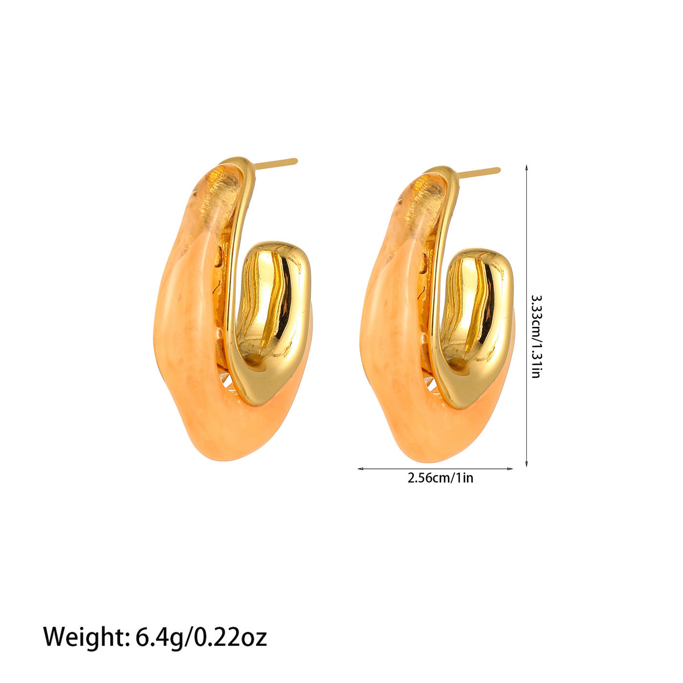 Women's Titanium Steel Fashion Temperament Commute High-grade Earrings