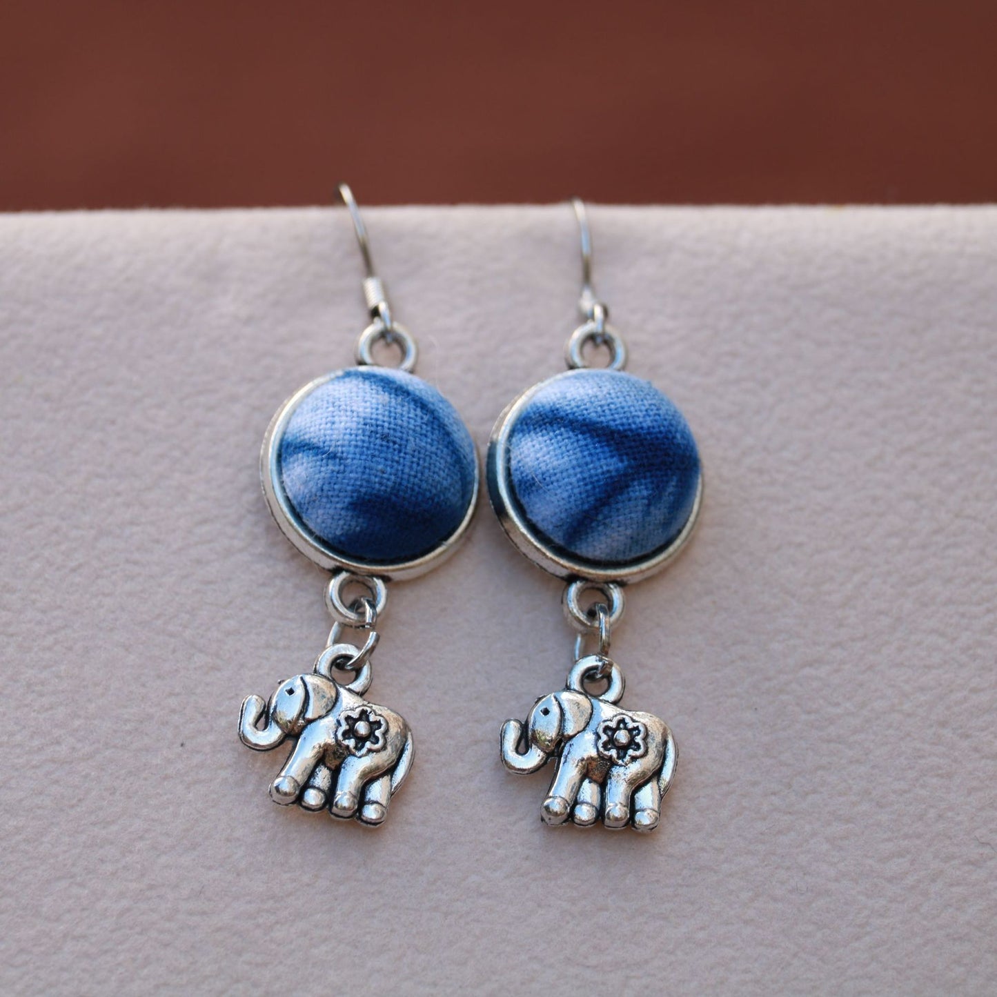 Yunnan Dali Ethnic Style Handmade Fabric Earrings