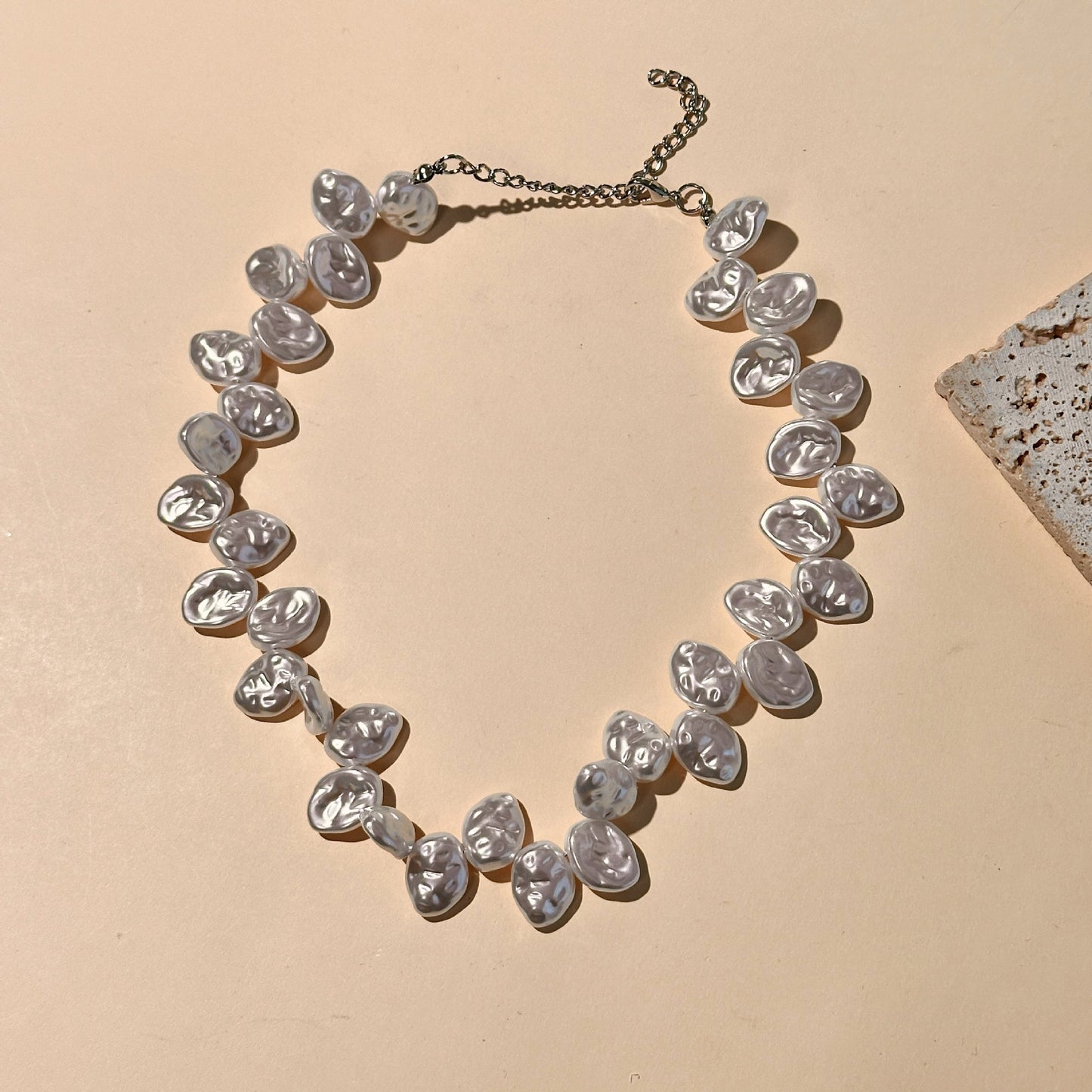 Women's Freshwater Baroque Petal Pearl For Light Luxury Romantic Necklace