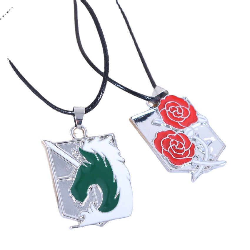 The Change Of Hot Blood Derivative Wings Sword Law One-horned Necklace