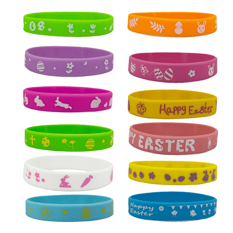 Flag Inspirational Faith Silicone Horse Party Graduation Rings