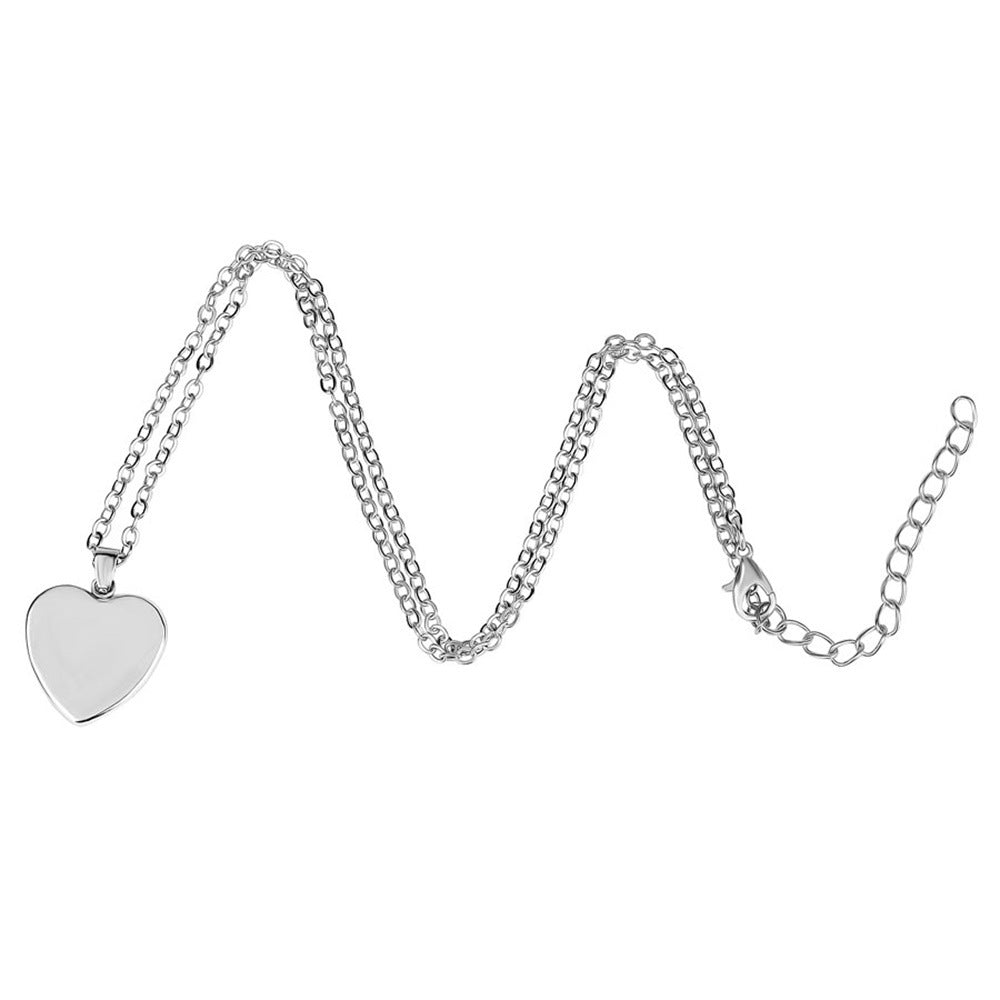 Mother's Heart-shaped Korean Simple Day Gift Pendants