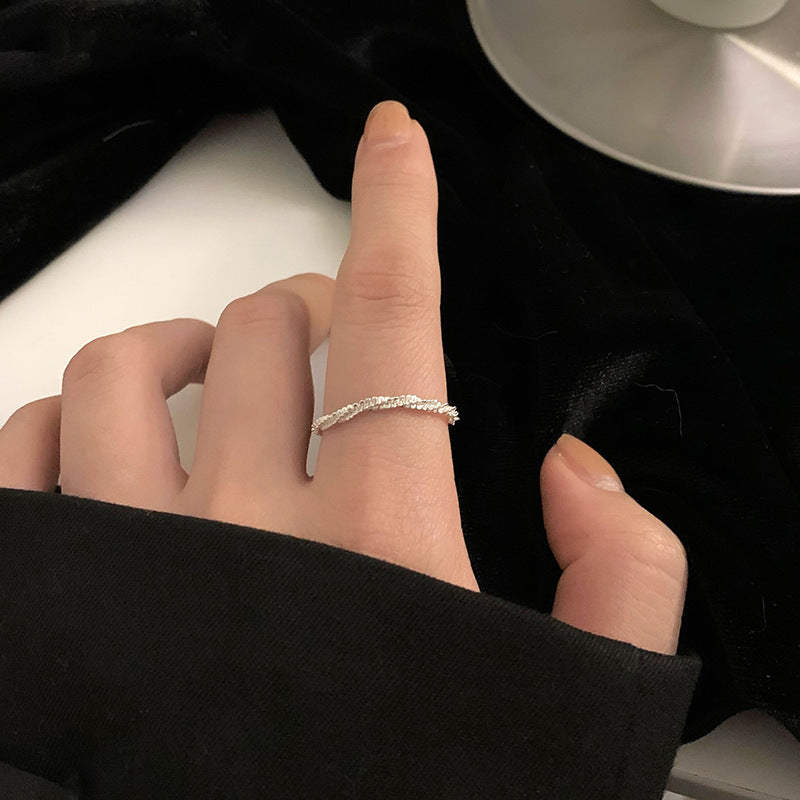 Starry Sky Single Female Milky Way Chain Super Fairy Twin Ring