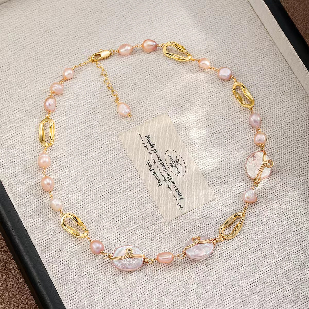 Freshwater Pearl Light Luxury Minority Sweater Chain High-grade Niche Necklace