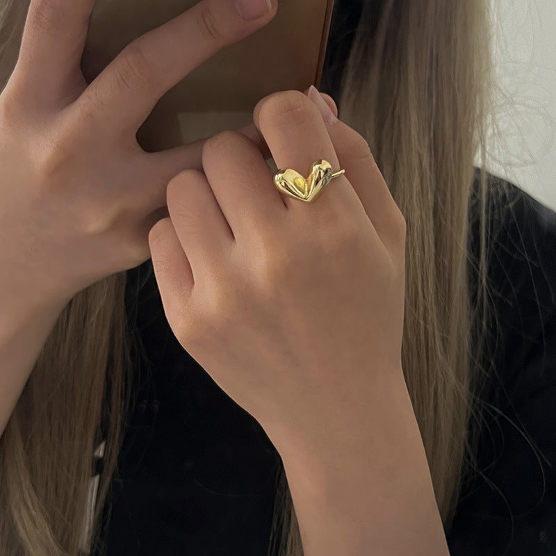 Female High Sense Graceful Fashionable Index Finger Rings