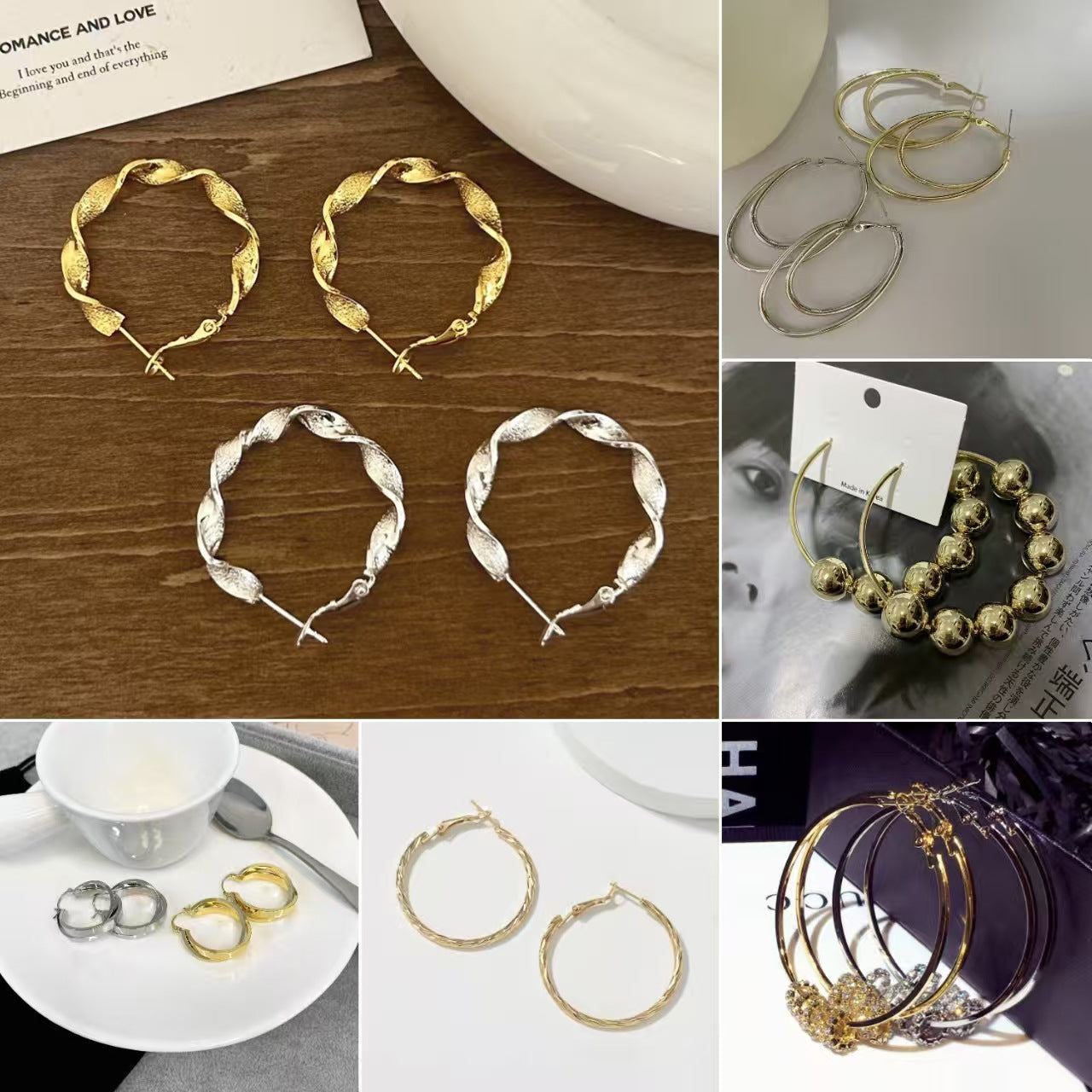 Light Luxury Temperament Fashion Simple Everyday Joker Niche Advanced Earrings