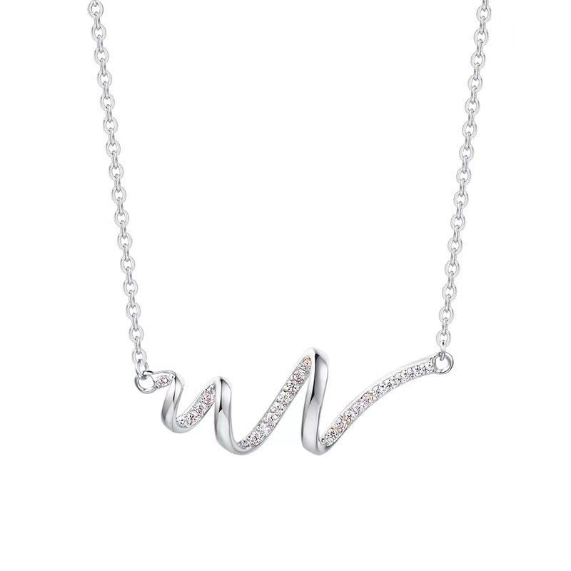 Point Full Series Female Bow Couple Design Clavicle Chain Sweater Necklaces