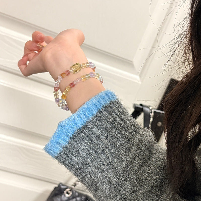 Starlight Melody Natural Rainbow Lemon Yellow Bracelets