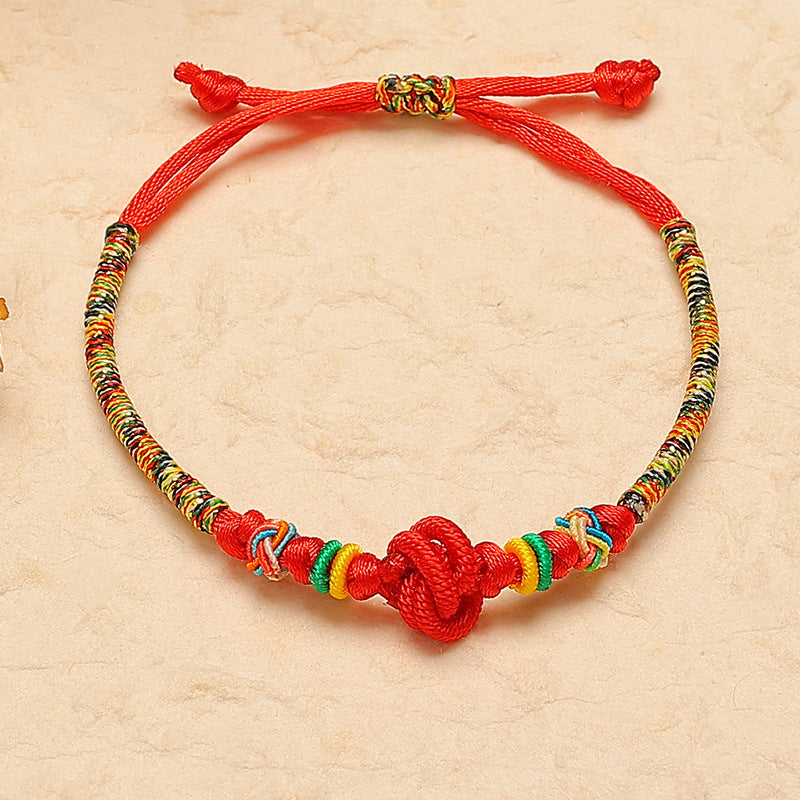 Dragon Boat Festival Colorful Rope Fortune Knot Truelove Bracelets