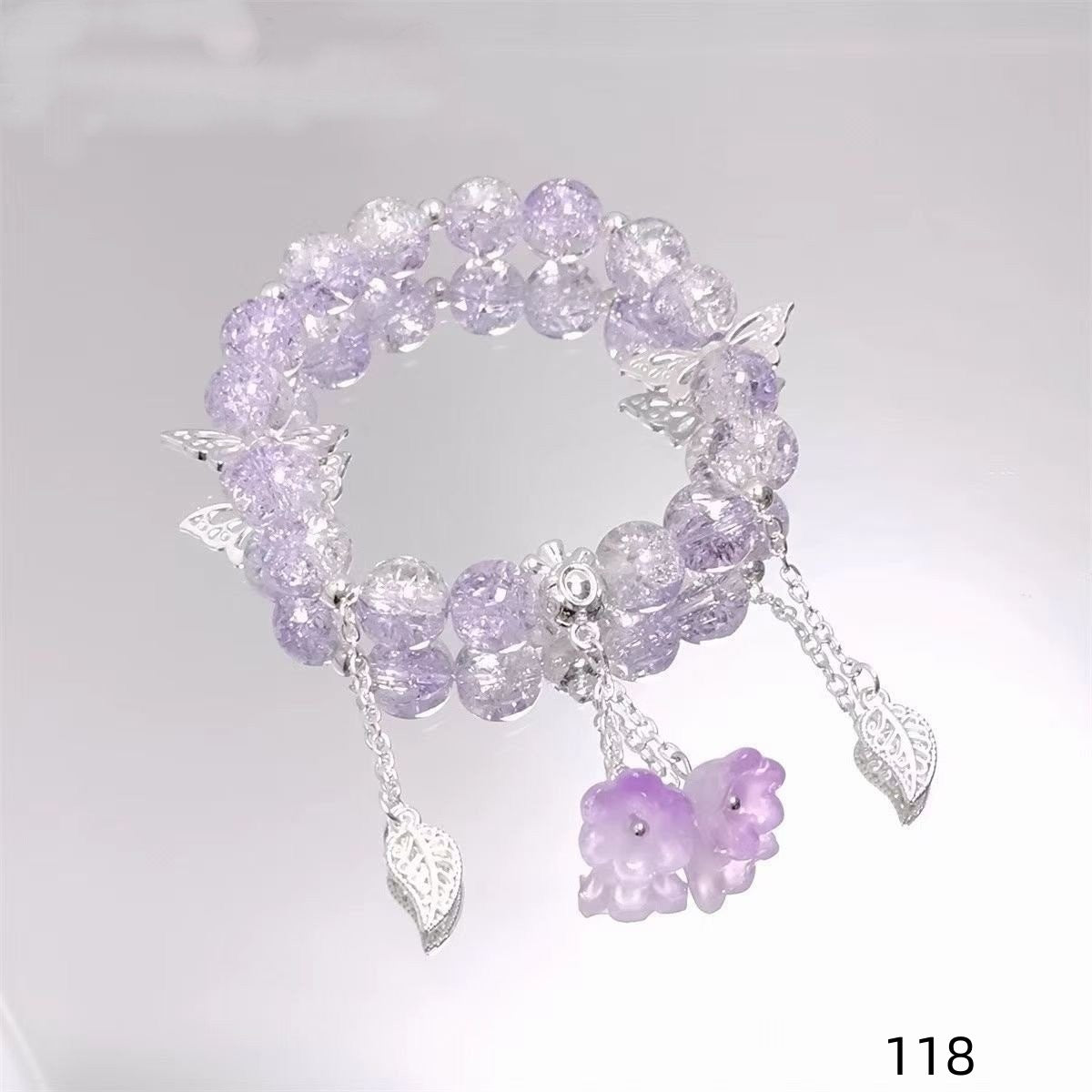 Colorful Crystal String Beads Fishtail Sweet Super Fairy Girlfriends For Bracelets
