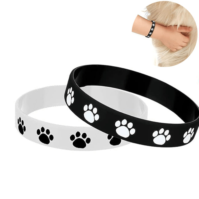 Caring Animal Festival Theme Party Event Rubber Printing Cute Cat Bracelets