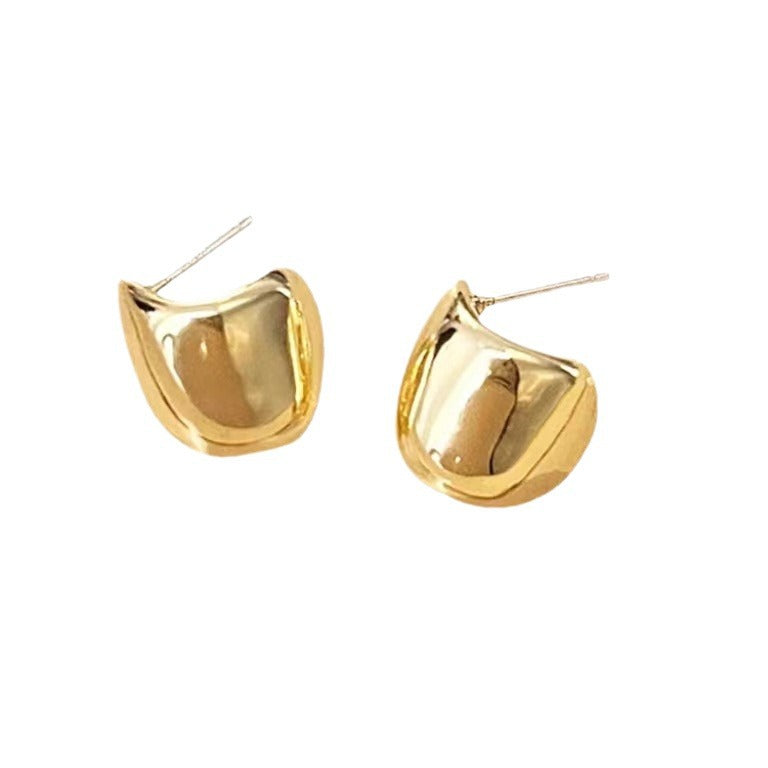 Women's Sier Needle Retro Irregular Metal Fashionable Elegant Niche Design Rings
