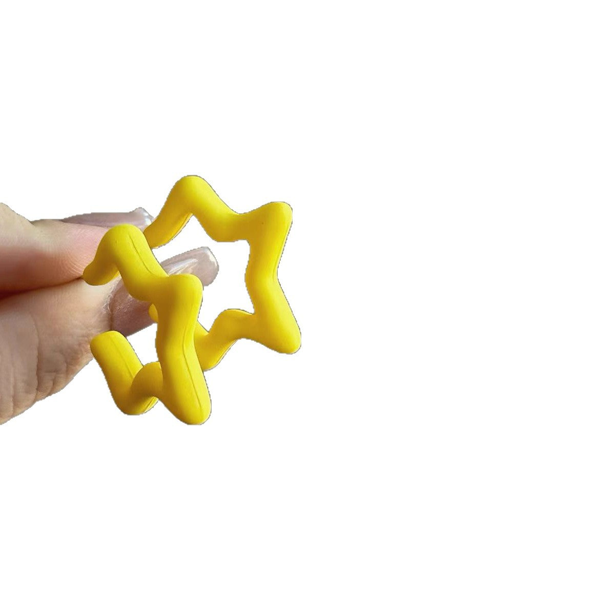 Pentagram Dopamine Design Sense Ear Fresh Rings