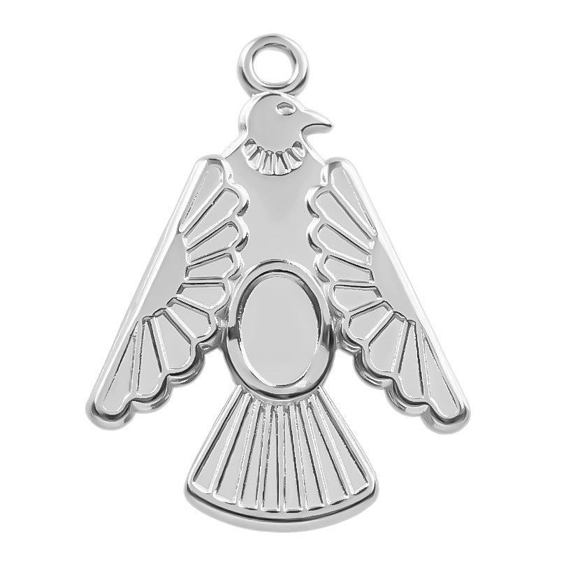 Stainless Steel Eagle Parts Handmade Vacuum Necklace
