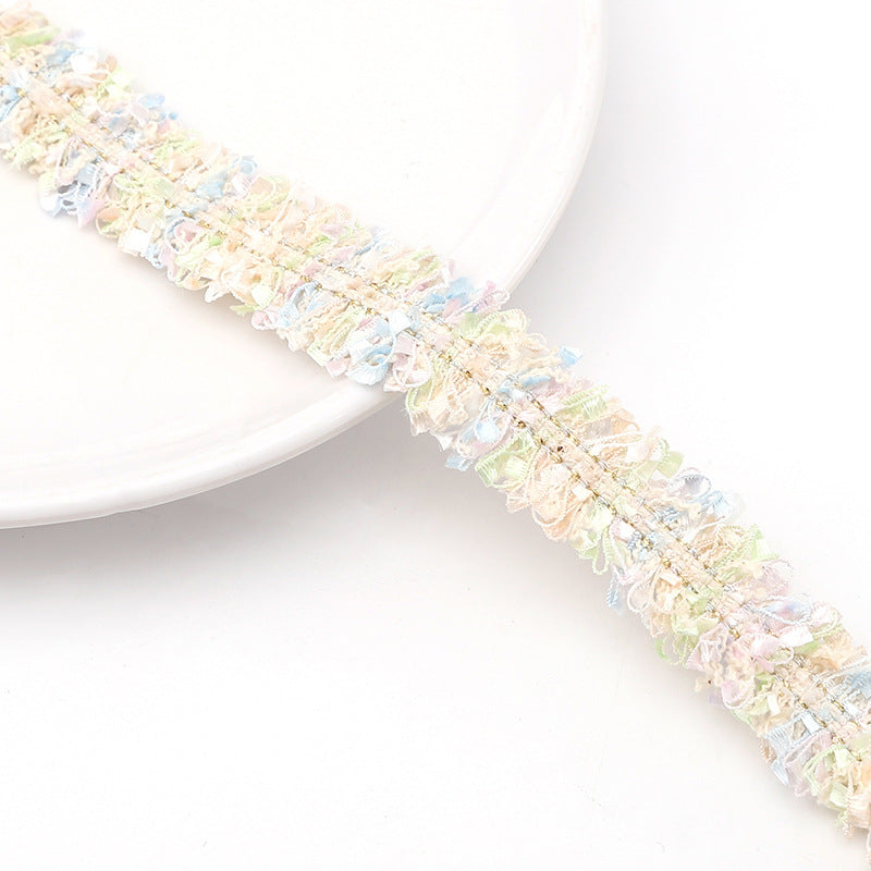 Classic Style Polyester Lace Handmade Suitcase Hat Weaving Rope Jewelry Accessories