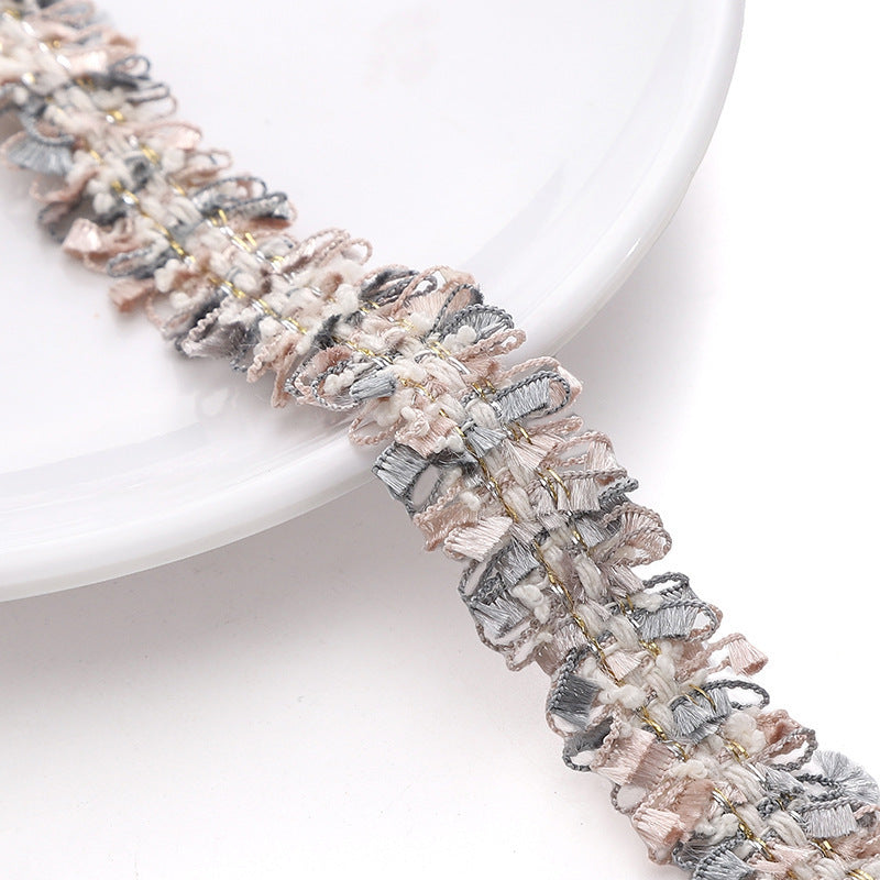 Classic Style Polyester Lace Handmade Suitcase Hat Weaving Rope Jewelry Accessories