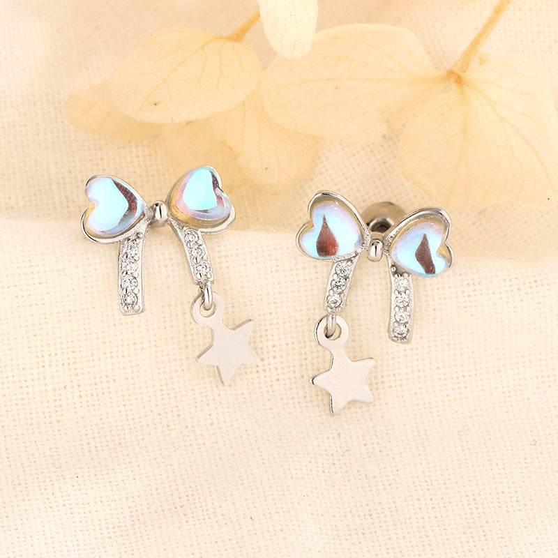 New Bow Female Temperament Minority Design Rings