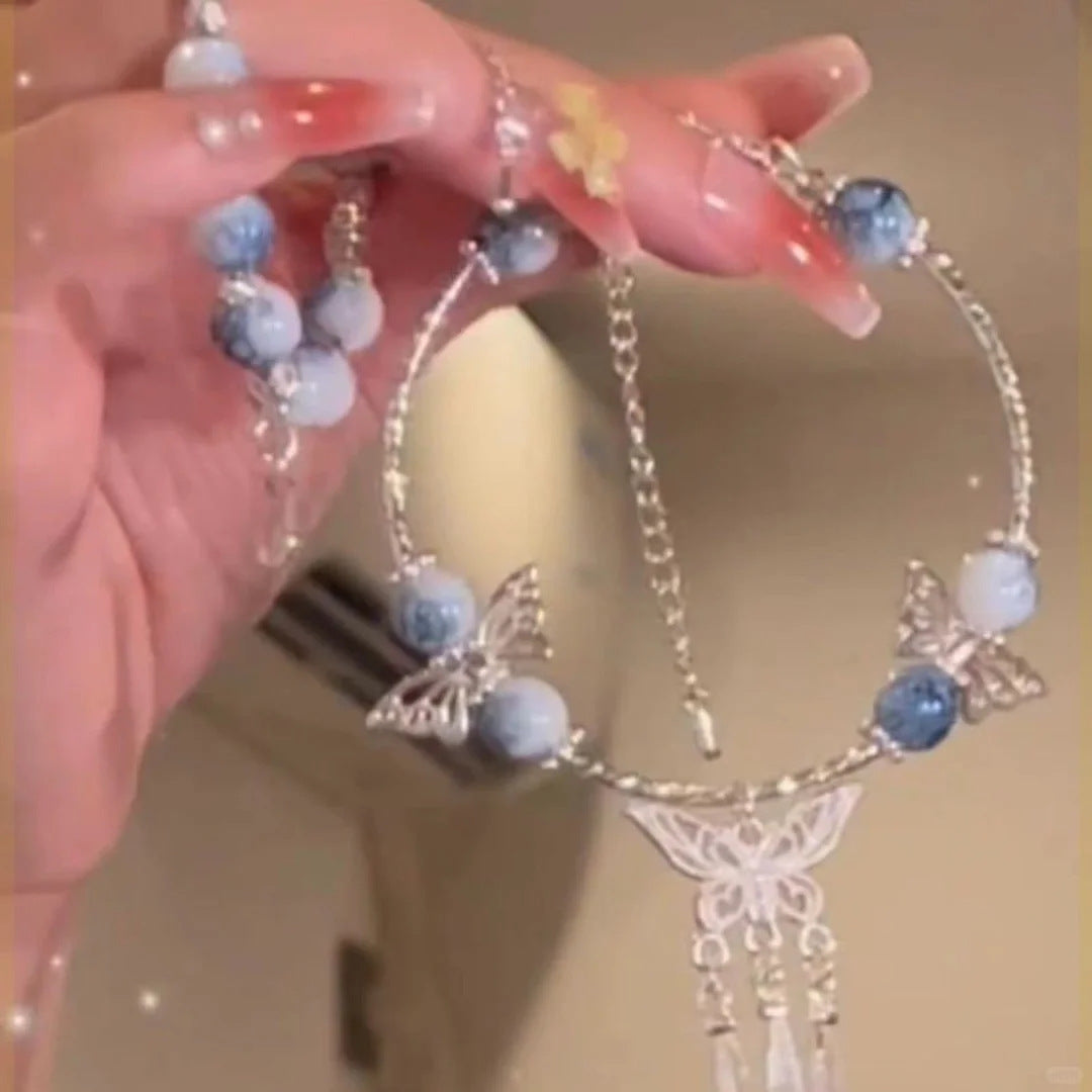 Butterfly Female Cold Door Design Super Fairy Good-looking Bracelet