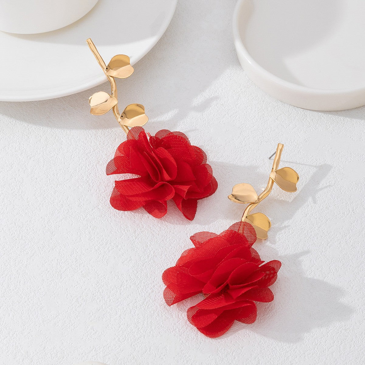 Women's Trend Tassel Flowers Suitable For Party Holiday Earrings